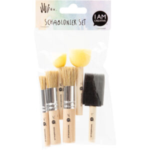I AM CREA Schablonierpinsel Set 1011.34   6-teilig