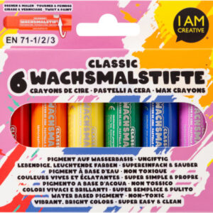 I AM CREA Wachsmalstifte 4005.54   Classic                6 Stück
