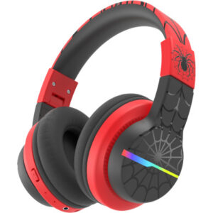 ICLEVER   Headphones Kids BT LED C031702N3 74/85/94 dB, 55h     Black/Red