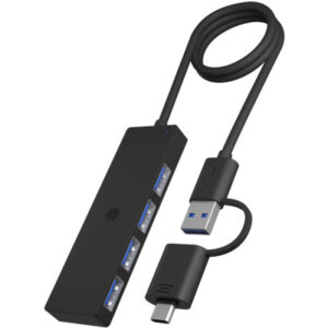 ICY BOX   4 Port  USB-C/A to USB-A IBHUB1424 3.2Gen 1 Hub