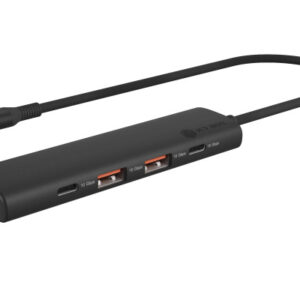 ICY BOX   4-Port USB 3.2 Gen 2 Hub IBHUB1437 2x USB-C & 2x USB-A, PD 100W