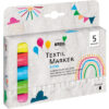 C. KREUL  Textilmarker Junior      2-4mm 90719     Junior            5 Stück ass.