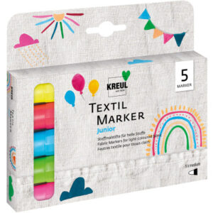 C. KREUL  Textilmarker Junior      2-4mm 90719     Junior            5 Stück ass.