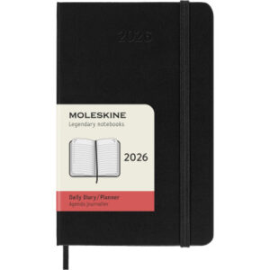 MOLESKINE Agenda Classic Pocket     2026 DHB12DC2Y 1T/1S schwarz HC        9x14cm
