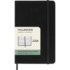 MOLESKINE Agenda Classic Pocket     2026 DHB12WV2Y 1W/2S schwarz HC        9x14cm