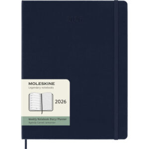 MOLESKINE Agenda Classic X-Large    2026 HB2012WN4 1W/1S saphir HC        19x25cm