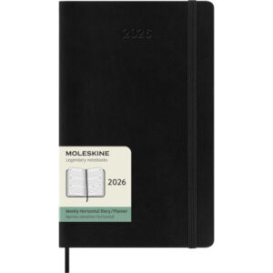 MOLESKINE Agenda Classic Large      2026 DSB12WH3Y 1W/2S schwarz SC       13x21cm