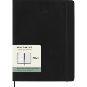 MOLESKINE Agenda Classic X-Large    2026 DSB12WN4Y 1W/1S schwarz SC       19x25cm