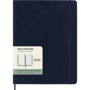 MOLESKINE Agenda Classic X-Large    2026 SB2012WN4 1W/1S saphir SC        19x25cm