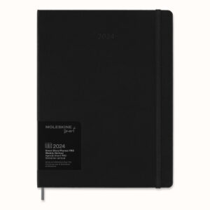 MOLESKINE Agenda Smart Weekly Pro   2026 DHB12PRO4 1W/2S schwarz HC       19x25cm