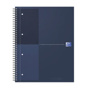OXFORD    Spiralbuch                 A4+ 400194458 liniert, dunkelblau   80 Blatt