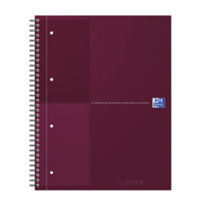 OXFORD    Spiralbuch                 A4+ 400194459 liniert, rot          80 Blatt