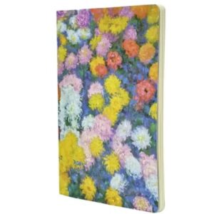 PAPERBLAN Notizheft                   A6 CBD6276   Monets Chrysanthemen dot 80 S.