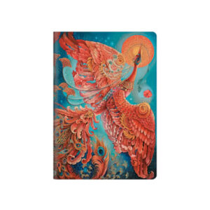 PAPERBLAN Notizheft                   A6 CBD6321   Feuervogel  dot          80 S.
