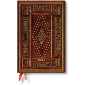 PAPERBLAN Agenda Premier Folio      2026 DF0886-7  1W/2S HOR Mini HC FR  9.5x14cm