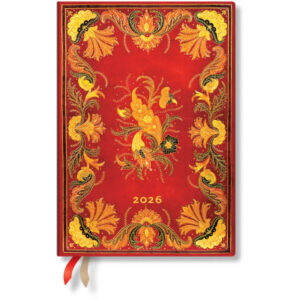 PAPERBLAN Agenda Fiammetta          2026 DF0912-3  1W/2S HOR Midi HC FR   13x18cm