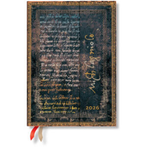 PAPERBLAN Agenda Michel-Ange        2026 DF0914-7  1W/2S HOR Midi HC FR   13x18cm