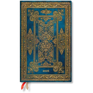 PAPERBLAN Agenda Blue Luxe          2026 DF0930-7  1W/2S HOR Maxi HC FR 13.5x21cm