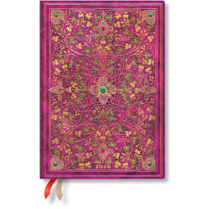 PAPERBLAN Agenda Jubilé de Diamant  2026 FF1079-2  1W/2S HOR Midi SC FR   13x18cm
