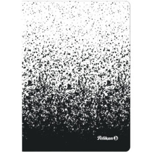 PELIKAN   Notizbuch                   A6 300002335 kariert          schwarz/weiss