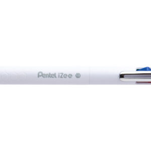 PENTEL    Kugelschreiber iZee        1mm BXC470-W  weiss, 4 Schriftfarben