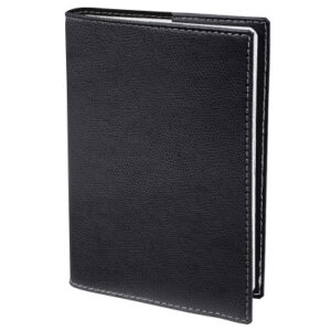 QUO-VADIS Agenda Club Ministre      2026 015101Q   1W/2S schwarz FR       16x24cm