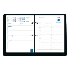 QUO-VADIS Agenda Bloc Planning      2026 032001Q   1T/1S schwarz FR   11.5x14.5cm
