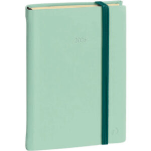 QUO-VADIS Agenda Silk Pres.Prest.   2026 287406Q   1W/2S grün ML         8x10.5cm
