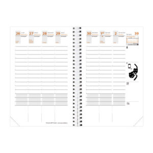 QUO-VADIS Agenda Time&Life Pock.    2026 539068Q   1W/2S Ersatzkal. FR    10x15cm