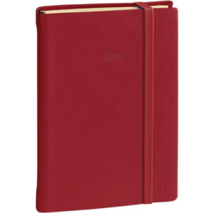 QUO-VADIS Agenda Silk DailyPocket   2026 617017Q   1T/1S burgunder ML    8,5x13cm