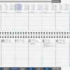RIDOIDE   Pultkalender AC-Terminer  2026 703170100 1W/2S weiss ML     30.7x10.5cm – Bild 2