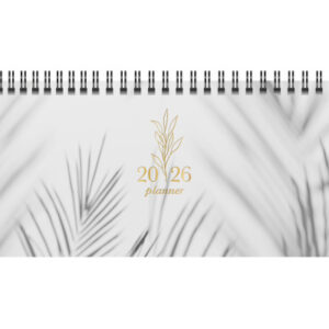 RIDOIDE   Pultkalender Design Line  2026 703631103 1W/2S Shadows DE   29.7x10.5cm