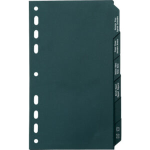 RIDOIDE   Timing 1 Hauptregister 7065802   schwarz 6-teilig   17.6x21.7cm
