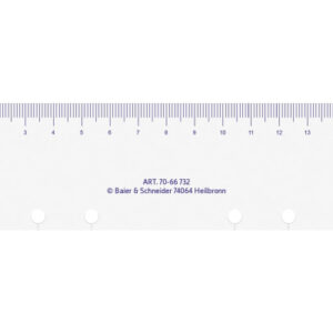 RIDOIDE   Timing 2 Tagesanzeiger 7066732   transparent         5.3x18.5cm