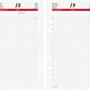 RIDOIDE   Timing 2 Tageskalender    2026 706690000 1T/1S ML            9.3x17.2cm
