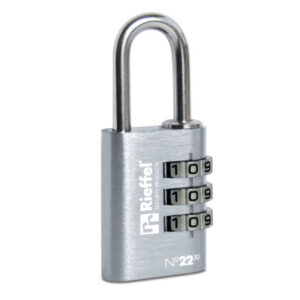RIEFFEL   Zahlenschloss Nr.22       30mm 22/30SILB silber