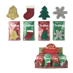 ROOST     Radiergummi              X-mas XE-007    Glitter                 4 ass.