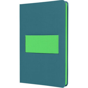 SIGEL     Notizbuch Linescape         A5 LS204     blau/kiwi kariert       176 S.