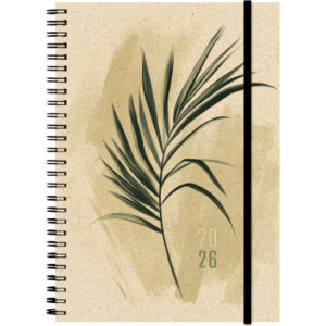 SIMPLEX   Wochenagenda Graspapier   2026 40407.26  1W/2S Leaf ML        14.8x21cm