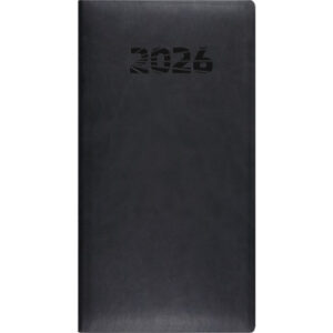 SIMPLEX   Taschenagenda Simply Flex 2026 6950J1.26 1W/2S schwarz ML    8.7x15.3cm