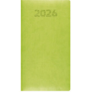 SIMPLEX   Taschenagenda Simply Flex 2026 6950J3.26 1W/2S hellgrün ML   8.4x15.3cm
