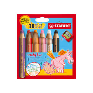 STABILO   Farbstifte Woody 3 in 1 01.04.880 Unicorn                6 Stück