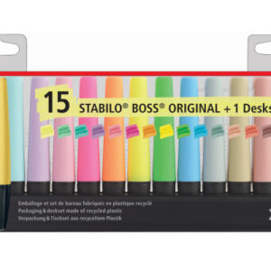 STABILO   BOSS Original F60915    Tischset              15 Stück