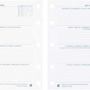 SUCCES    Agenda Mini               2026 841207000 1W/2S Ersatzkal.    6.7x10.4cm