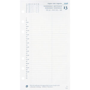 SUCCES    Agenda Standard           2026 843209000 1T/1S Ersatzkal.    9.5x17.1cm