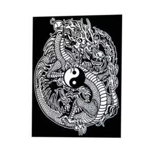 TATARUGA  Samtbild                    A4 S125      Yin-Yang-Drache