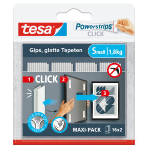 TESA      Powerstrips      16x2 Streifen 77720-000 Click Small, Klettband