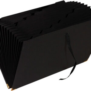 EXACOMPTA Fächermappe Officebyme      A4 58601E    schwarz 18-teilig    24x34x4cm
