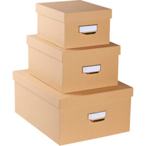EXACOMPTA Ablagebox Officebyme 79602E    beige                  3er-Set