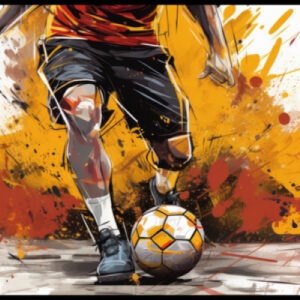 HANSA     Schreibunterlage       50x34cm 416000081 Fussball
